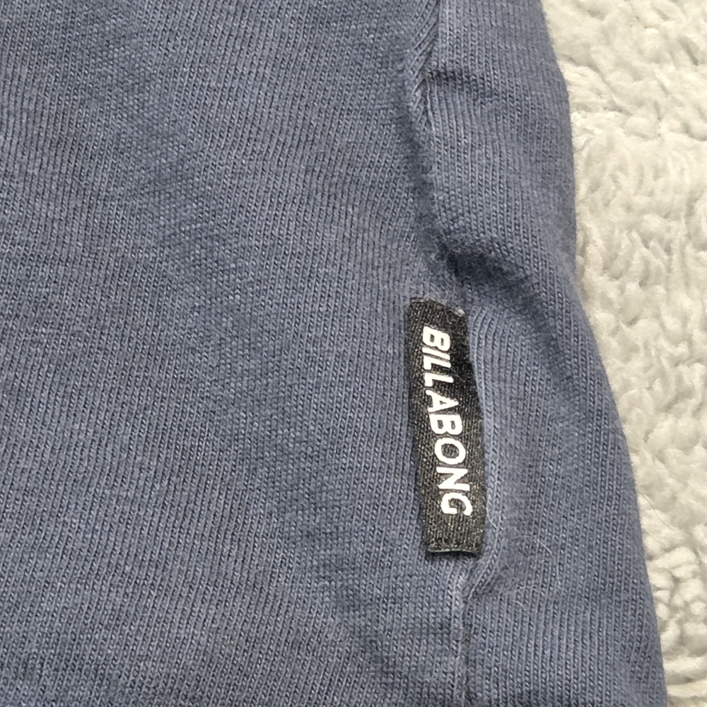 Billabong🇱🇷 American Flag Stars Blue Graphic Long Sleeve T-Shirt Men's LARGE - Picture 7 of 13